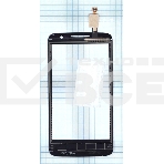 Сенсорное стекло (тачскрин) для Alcatel One Touch M'Pop 5020D черное, фото 1