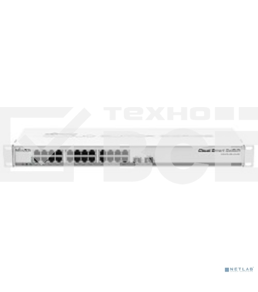 Коммутатор MikroTik CSS326-24G-2S+RM 24х Gigabit RJ45, 2х SFP+