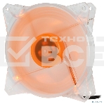 Вентилятор для корпуса Crown CMCF-12025S-1213 прозрачный/оранжевый, 120 мм, 1650 об/мин, 28 дБ, 3 pin, фото4