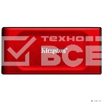 Твердотельный накопитель Kingston External SSD XS1000, 1000GB, Type-C/A, USB 3.2 Gen 2, R/W 1050/1000MB/s, 70x33x14mm, 29g., Red (5 лет), фото8