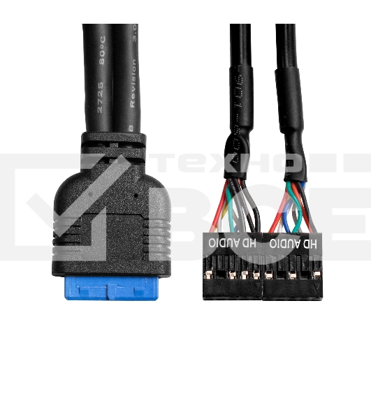 Планка USB на переднюю панель ExeGate U3H-627S, 3,5