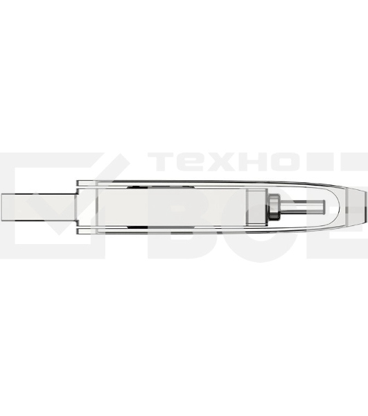 Флеш диск USB Drive Netac U782C dual USB3.0+TypeC 64GB, retail version