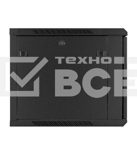 Шкаф телекоммуникационный 19' настенный 9U ExeGate EC-WM-9U.600.G.BLACK (19', 9U, 600x600x500мм (ШхГхВ), передняя дверь закаленное стекло, съемные боковые панели, пыле- и влагозащита IP23, черный RAL 9004)
