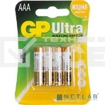 Батарейка GP 24AU-CR4 Ultra AAA (LR03), (4 шт. в уп-ке), фото 1
