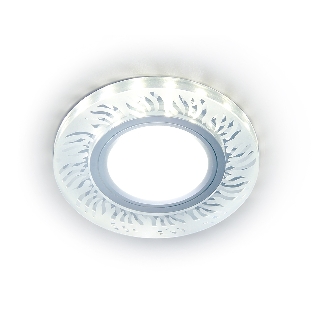 Встраиваемый точечный светильник S217 CL/FR прозрачный/матовый GU5.3+3W(LED WHITE) D90*25