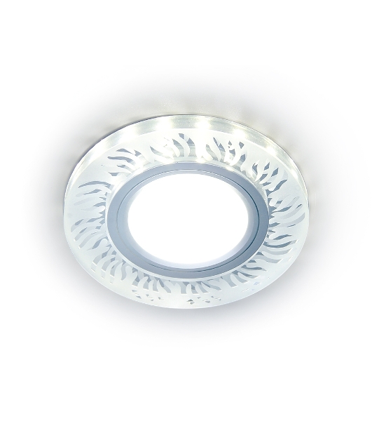 Встраиваемый точечный светильник S217 CL/FR прозрачный/матовый GU5.3+3W(LED WHITE) D90*25