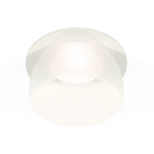 Комплект встраиваемого светильника Ambrella light XC7621047 SWH/FR белый песок/белый матовый MR16 GU5.3 (C7621, N7177)
