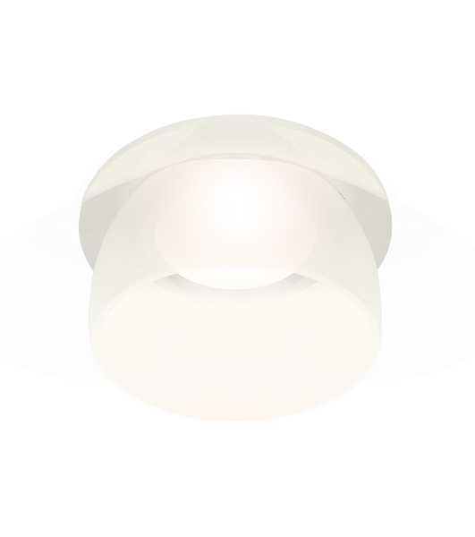 Комплект встраиваемого светильника Ambrella light XC7621047 SWH/FR белый песок/белый матовый MR16 GU5.3 (C7621, N7177)