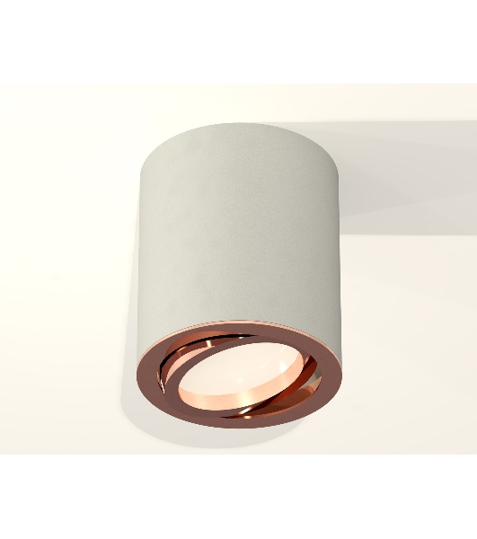Светильник Ambrella Light XS7423023 SGR/PPG серый песок/золото розовое полированное MR16 GU5.3 (C7423, N7005)