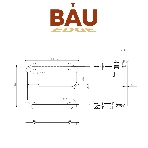 Полотенцесушитель электрический BAU E Black 41х53, черный матовый, фото7