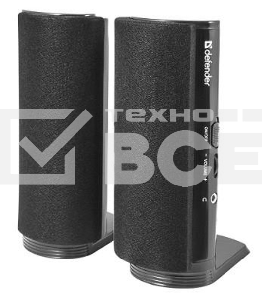 Акустическая система Defender SPK-210 2.0, 2x2W, разъем для наушников 65210
