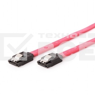 Кабель интерфейсный SATAIII Cablexpert CC-SATAM-DATA-XL, 100см, 7pin/7pin, защелка, пакет