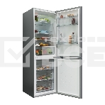 Холодильник Candy CCRN 6180S Комби, 185x59.5x65.7 см, No Frost, полезный объем 333 (227/106) литров, А класс, 40 дБ, 1 компрессор, R600 a, ST, электронное управление внутри на верхней панели, освещение камеры LED (светодиодное), потреление энергии 408кВтч, фото7