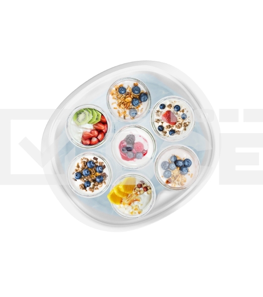 Йогуртница Centek CT-1442 15 Вт, 200 мл, емкостей - 7 шт, материал баночек - стекло, белый