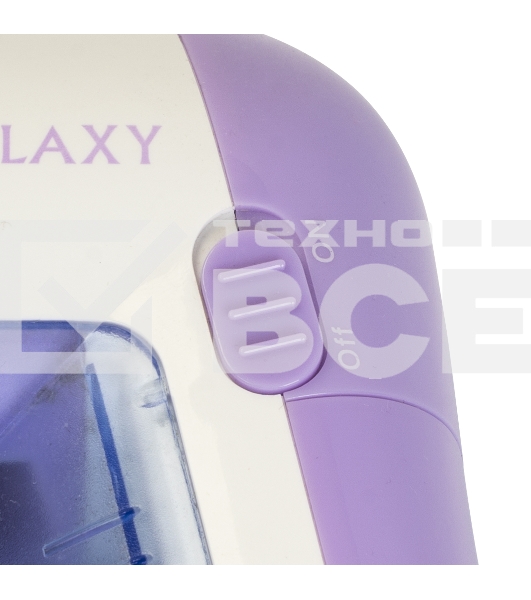 Машинка для удаления катышков Galaxy LINE GL 6302, фиолетовый, питание:2 батарейки 