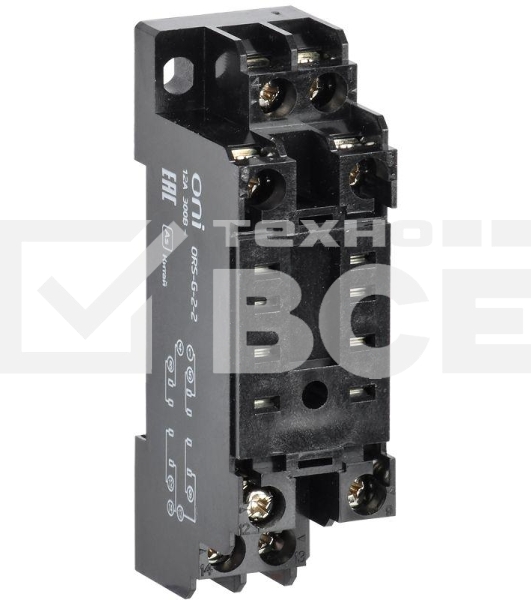 Розетка ORS-G-2-2 для реле OGR-2 2C ONI ORS-G-2-2-G
