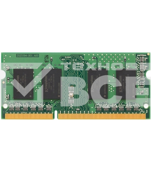 Оперативная память Kingston ValueRAM, DDR3, 4GB (1x4GB), 1600MHz, CL11, SO-DIMM