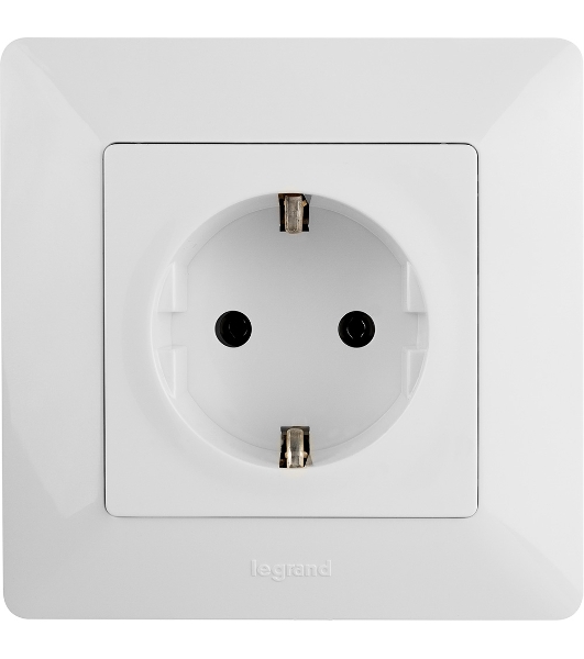 Рамка 'Белая' Valena LIFE.. 1-постовая универсальная Valena LIFE