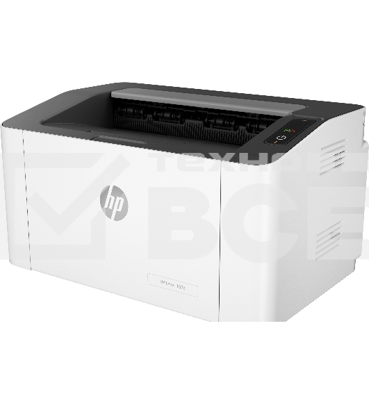 Принтер лазерный HP LaserJet Pro 107a RU (4ZB77A), A4, ч/б, печ. 20 стр/мин, 1200х1200 dpi, USB
