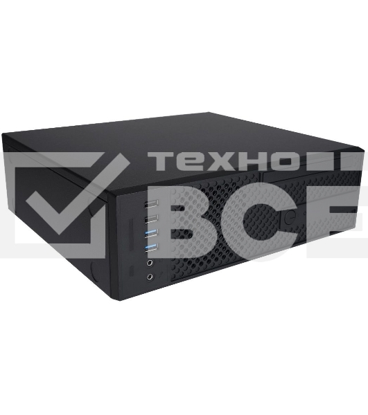 Компьютерный корпус Slim Desktop INWIN  CJ708BL IP-S265AU7-2 80plus Bronze, U3*2+U2*2+A(HD)+TYPE 3.1C + FAN 80*15mm + intrusion switch INWIN Slim Case