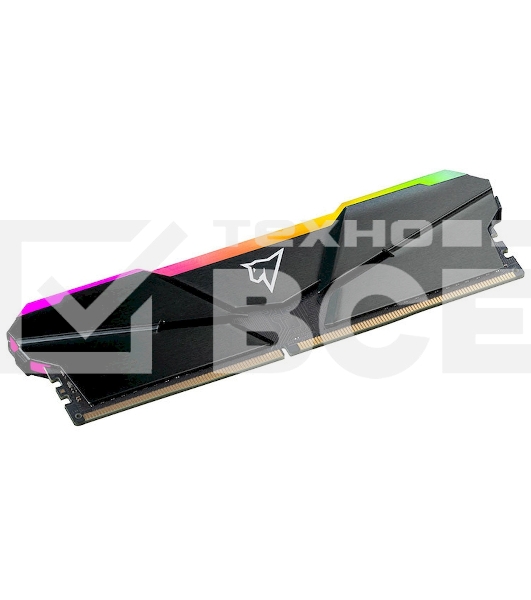 Оперативная память NETAC Shadow, DDR4, 16GB (2x8GB), 3200MHz, CL16, с радиаторами, RGB, серый
