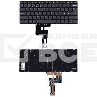 Клавиатура для ноутбука Lenovo IdeaPad 330S-14 черная с подсветкой