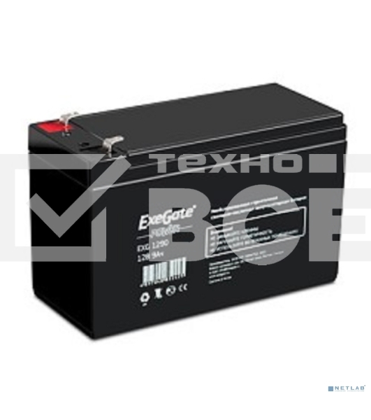 Батарея ExeGate EP129860RUS HR 12-9/EXG1290 (12V 9Ah 1234W), клеммы F2