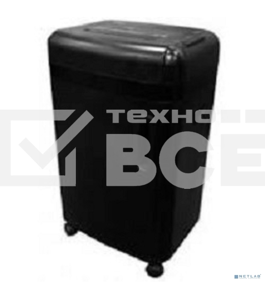Шредер Office Kit S180 (0,8х1) черный (секр.P-7)/фрагменты/5лист./32лтр./пл.карты/CD