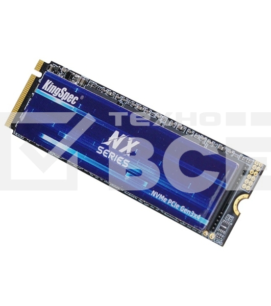 Накопитель SSD M.2 KingSpec NX-1TB, PCIe 3.0 x4, NVMe, R/W 3400/3100