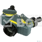 Разветвитель 2-канальный на кран 1/2'-3/4' Профи ЧЕТЫРЕ СЕЗОНА, фото 1