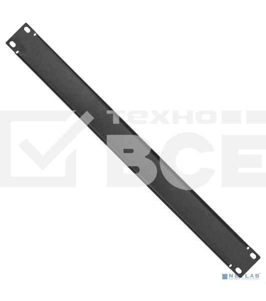 Заглушка (фальш-панель) ExeGate FP19-1UM (19' 1U, металлическая, черный, RTL)