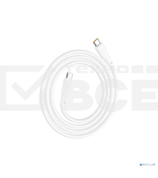 Кабель HOCO X93/ PD кабель Type-C-Type-C/ 1m/ 60W/ белый
