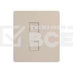 Розетка KRANZ ROUND компьютерная RJ45 кат6 с/у шелк, фото 1