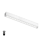 Управляемый светодиодный светильник для шинопровода Magnetic Ambrella light GL1311 WH белый IP20 15W 3000K-6400K 220V 24° 342*25*42 (Без ПДУ), фото3