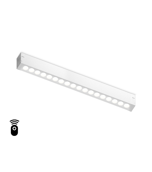 Управляемый светодиодный светильник для шинопровода Magnetic Ambrella light GL1311 WH белый IP20 15W 3000K-6400K 220V 24° 342*25*42 (Без ПДУ)