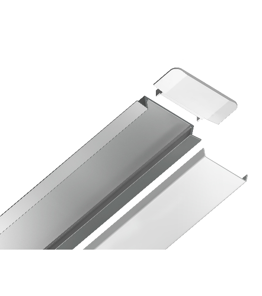 Алюминиевый профиль Ambrella light GP1100AL серебро 2000*30.6*6