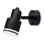 Накладной поворотный спот с выключателем Ambrella light TA1282 BK черный GU10 max 12W 100*55*132, фото4