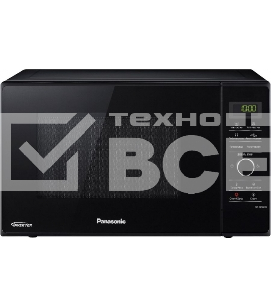 Микроволновая печь Panasonic NN-SD36HBZPE черный, 23 л, 1000 Вт, переключатели - поворотный механизм/сенсор