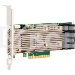 Контроллер MegaRAID 9460-16I SGL (05-50011-00), PCIe 3.1 x8 LP, SAS/SATA/NVMe, RAID 0,1,5,6,10,50,60, 16port(4 * int SFF8643), 4GB Cache, 3516ROC, фото 1