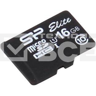 Флеш карта microSD 16GB Silicon Power Elite microSDHC Class 10 UHS-I