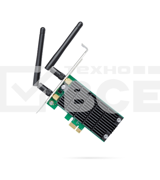 Адаптер TP-LINK ARCHER T4E AC1200 Двухдиапазонный Wi-Fi адаптер PCI Express