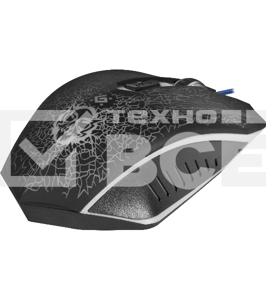 Мышь проводная Defender Shock GM-110L черный, 3200 dpi, USB, кнопки - 6