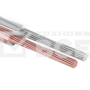 Кабель акустический Rexant 01-6308, 2х2.50 мм2, прозрачный SILICON, 100 м.