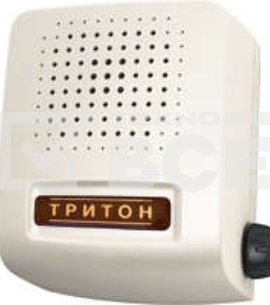 Звонок проводной Соло трель регул. громкости 220В 80-90дБА бел. Тритон СЛ-03Р