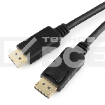 Кабель DisplayPort Cablexpert CC-DP2-10M, v1.2, 10м, 20M/20M, черный, экран, пакет, фото 1