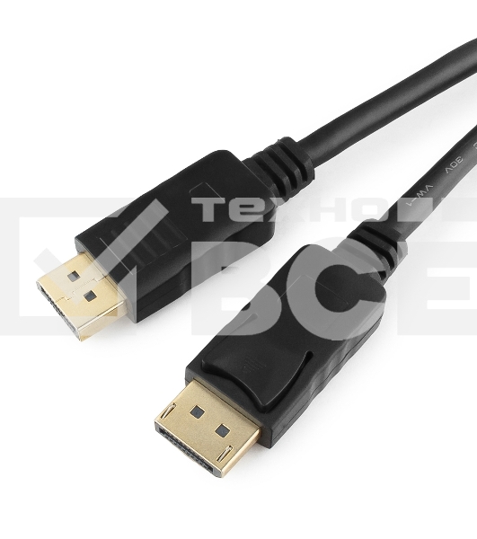 Кабель DisplayPort Cablexpert CC-DP2-10M, v1.2, 10м, 20M/20M, черный, экран, пакет