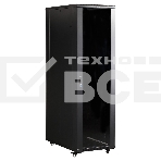 Шкаф коммутационный Lanmaster (TWT-CBB-42U-6X10-P1) 42U 600x1000мм пер.дв.перфор. задн.дв.перфор.2-хст. 2 бок.пан. 800кг черный IP20, фото4
