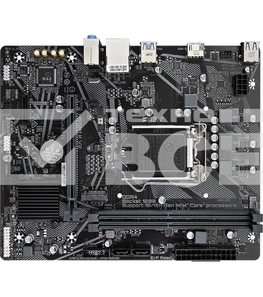 Материнская плата Gigabyte H510M K V2 (rev. 2.0), LGA 1200, Intel Q470, 2xDDR4, 2xSATA, 1xM.2, 1xPCIe 3.0 x16, 1xPCIe 3.0 x1, 1xHDMI, 1x 1Gb LAN, 2xUSB 3.2 Gen 1, 4xUSB 2.0, 3x3.5 мм, 7.1, Micro ATX
