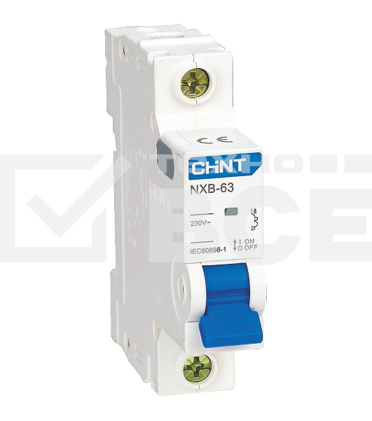 Выключатель автоматический CHINT NXB-63S 1P 10А 4.5kA х-ка B (R)