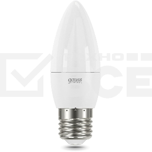 Лампа светодиодная Gauss Elementary 30222 12Вт цок.:E27 свеча 220B 4100K св.свеч.бел.нейт. (упак.:10шт)